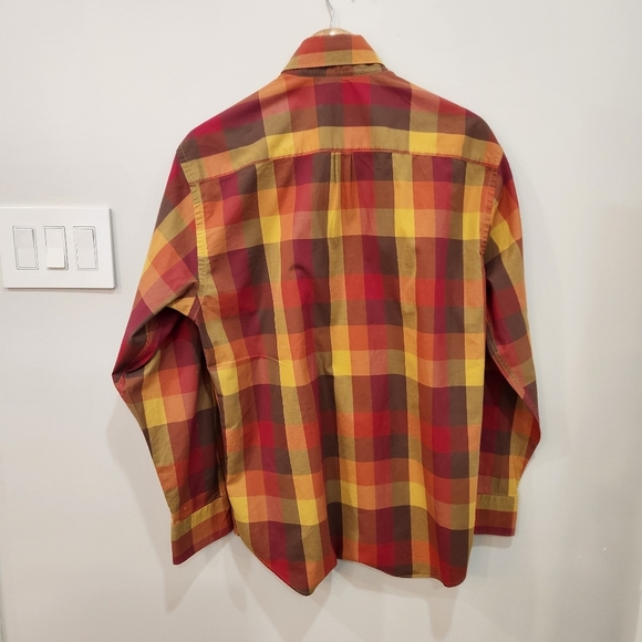 VTG Robert Talbott Shirt Long Sleeve Button Down Multicolor Plaid Mens Size M - Picture 3 of 13